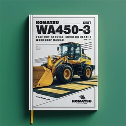 Komatsu WA450-3 Wheel Loader Service Repair Workshop Manual PDF