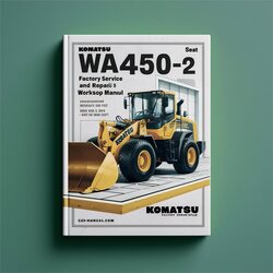 Komatsu WA450-2 Wheel Loader Service Repair Workshop Manual PDF