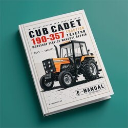 Cub Cadet 190-357 Tractor Service Repair Workshop Manual PDF