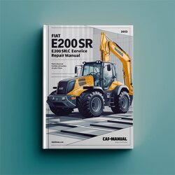 Fiat Kobelco E200SR E200SRLC Excavator Service Repair Workshop Manual PDF