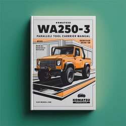 Komatsu WA250-5H Wa250pt-5h Wheel Loader Service Repair Workshop Manual PDF