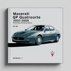 2007-2009 Maserati Quattroporte Service Repair Workshop Manual PDF