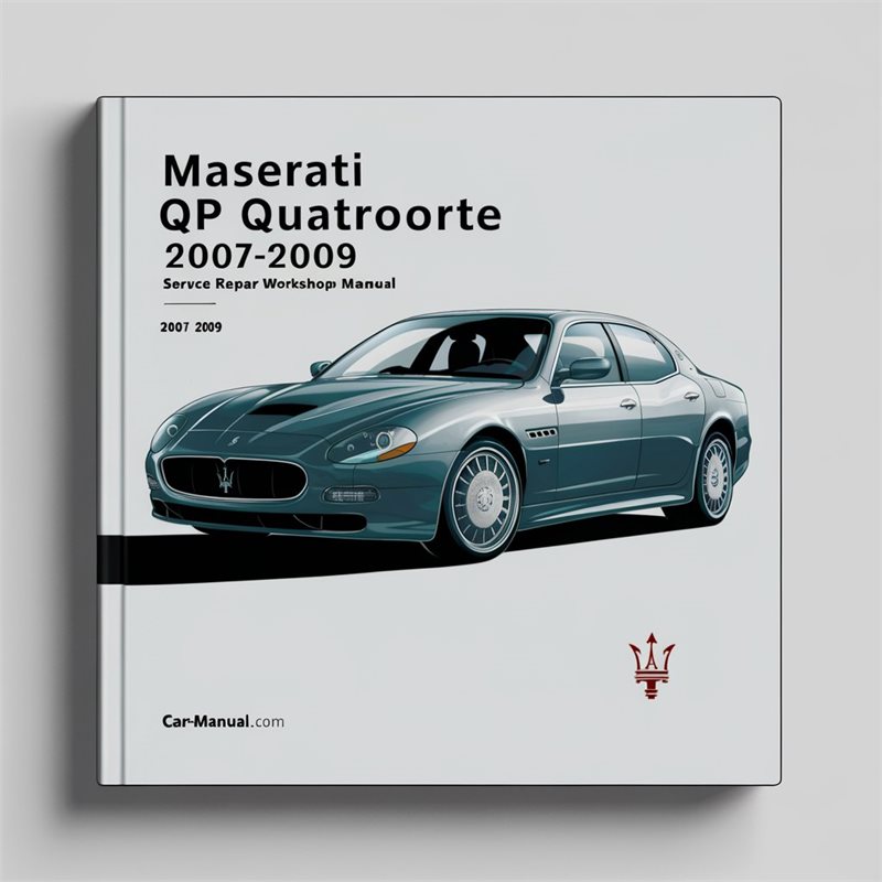 2007-2009 Maserati Quattroporte Service Repair Workshop Manual PDF