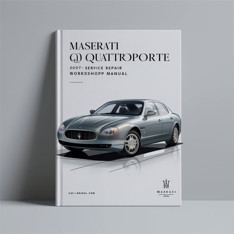 2006-2007 Maserati Quattroporte Service Repair Workshop Manual PDF