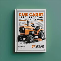 Cub Cadet 1320 Lawn Tractor Service Repair Workshop Manual PDF