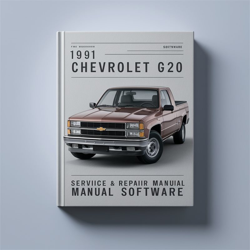 1991 Chevrolet G Series G20 Software Service Repair Workshop Manual PDF