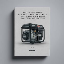 Kohler K Series 7000 KT715 KT725 KT730 KT735 KT740 KT745 Engine Service Repair Workshop Manual PDF