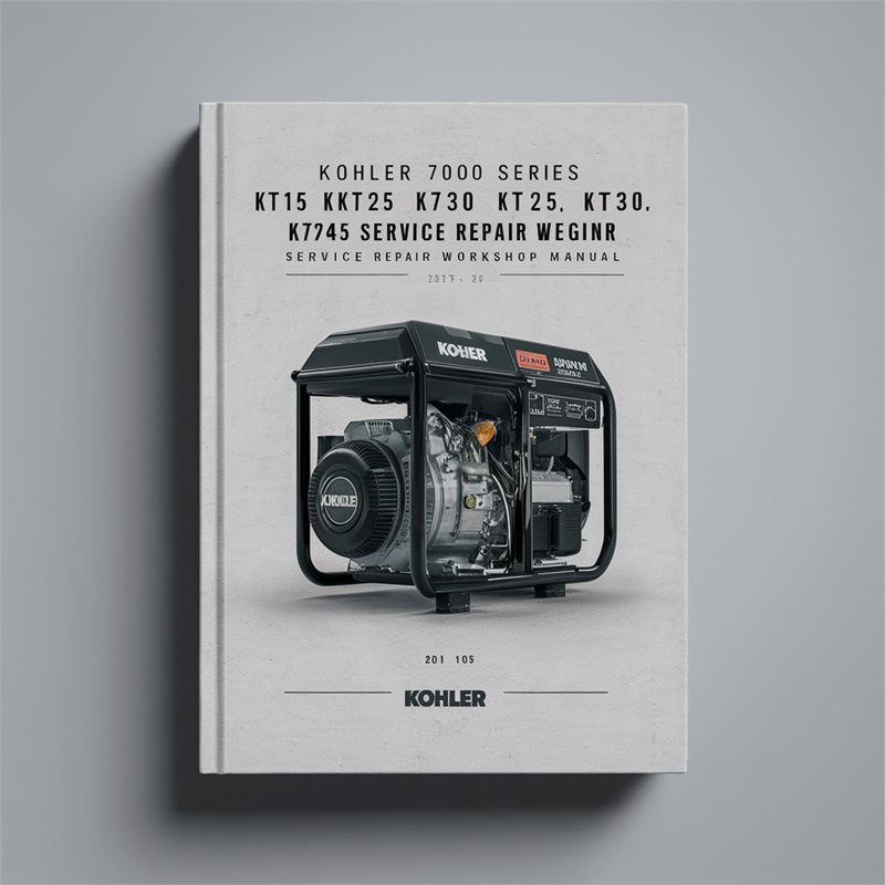 Kohler K Series 7000 KT715 KT725 KT730 KT735 KT740 KT745 Engine Service Repair Workshop Manual PDF