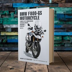 2013 BMW F800GS Motorcycle Service Repair Workshop Manual PDF