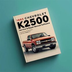 1993 Chevrolet C/k K2500 Software Service Repair Workshop Manual PDF