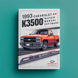 1993 Chevrolet C/k K3500 Software Service Repair Workshop Manual PDF