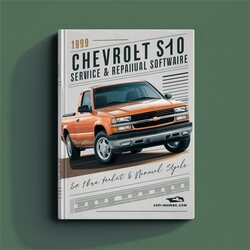 1999 Chevrolet S10 Software Service Repair Workshop Manual PDF