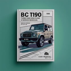 BC T190 Turbo High Flow G Series 6901117 Service Repair Workshop Manual PDF