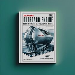 Honda Outboard Engine BF15D BF20D Service Repair Workshop Manual PDF