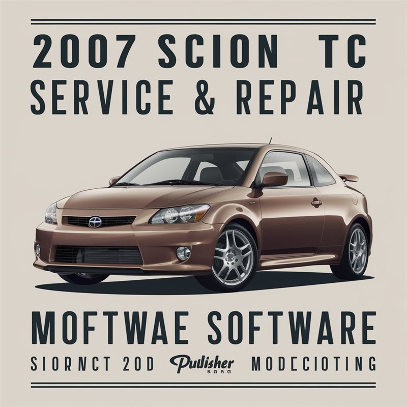 2007 Scion Tc Software Service Repair Workshop Manual PDF