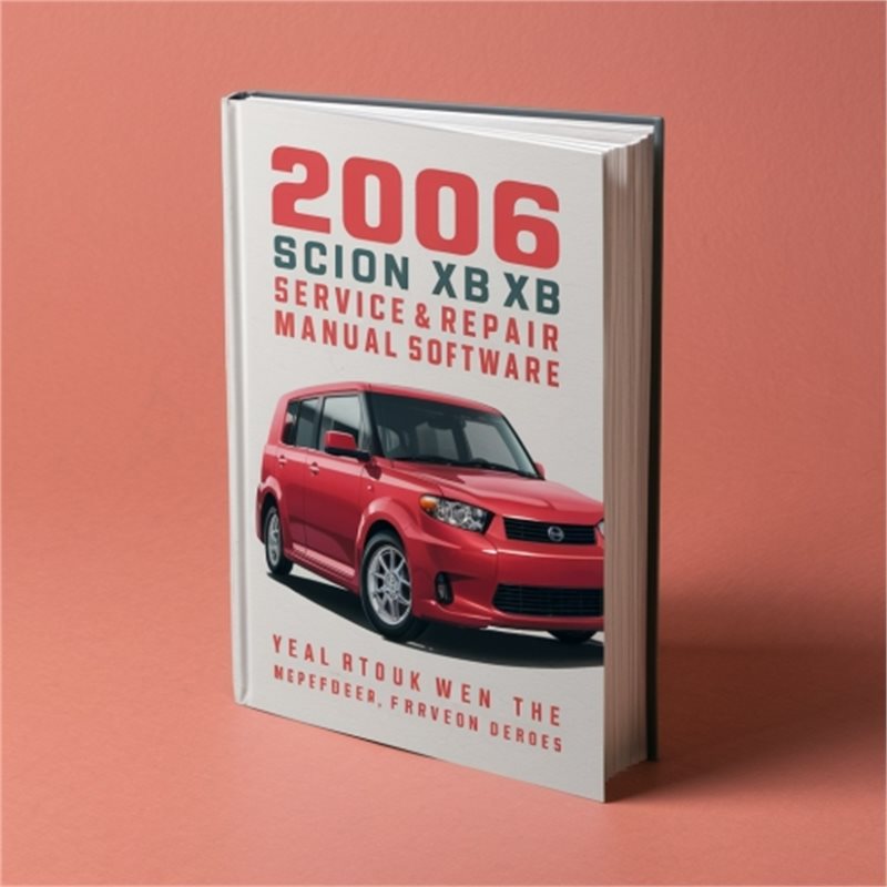 2006 Scion Xb Software Service Repair Workshop Manual PDF