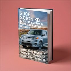 2008 Scion Xb Software Service Repair Workshop Manual PDF