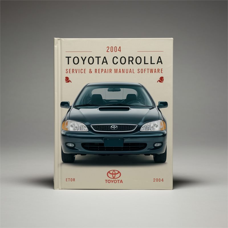 2004 Toyota Corolla Software Service Repair Workshop Manual PDF
