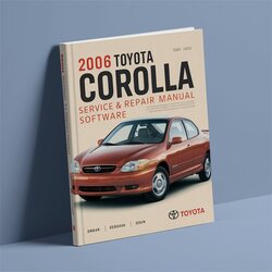 2006 Toyota Corolla Software Service Repair Workshop Manual PDF