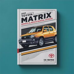 2003 Toyota Matrix Software Service Repair Workshop Manual PDF