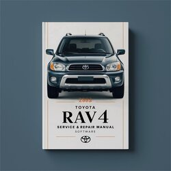 2003 Toyota RAV4 Software Service Repair Workshop Manual PDF