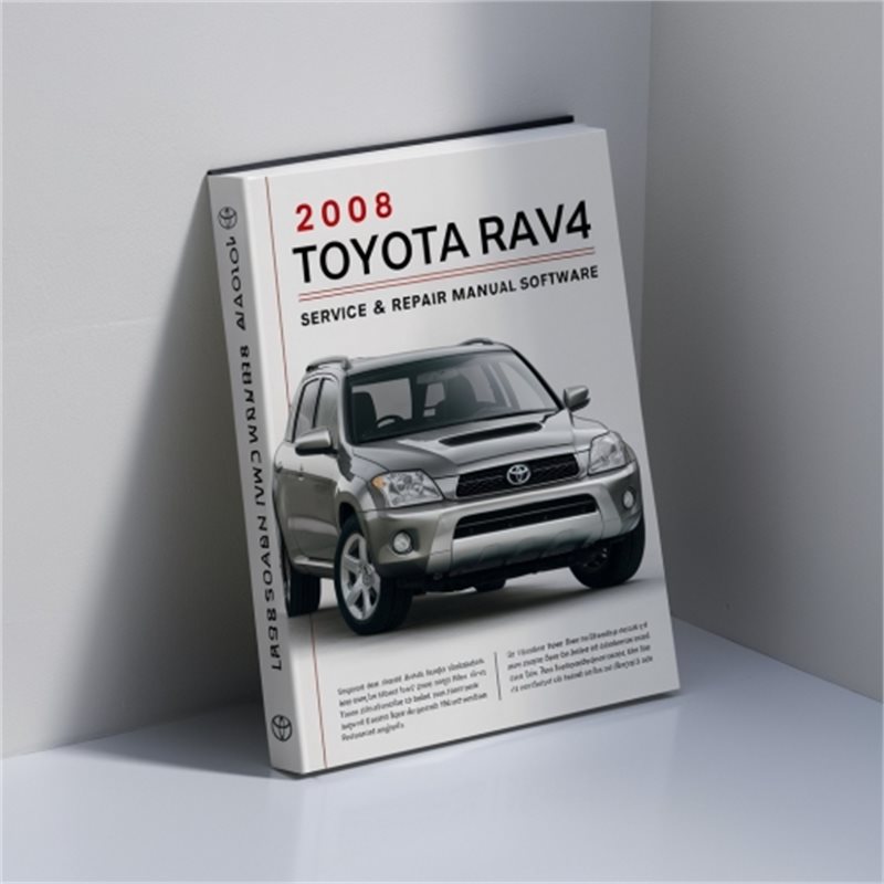 2008 Toyota RAV4 Software Service Repair Workshop Manual PDF