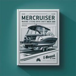 Mercruiser Stern Drive Units MCM 120-260 Service Repair Workshop Manual PDF