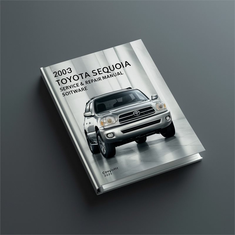 2003 Toyota Sequoia Software Service Repair Workshop Manual PDF