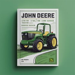 John Deere LTR155 LTR166 LTR180 Lawn Garden Tractor Manual de servicio y reparación 