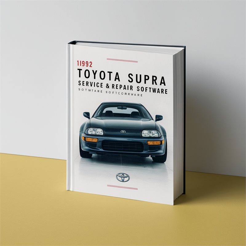 1992 Toyota Supra Software Service Repair Workshop Manual PDF