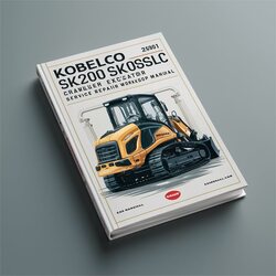 Kobelco SK200SR SK200SRLC Crawler Excavator Service Repair Workshop Manual PDF