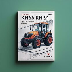 Kubota KH66 KH91 KH-66 KH-91 WSM Service Repair Workshop Manual PDF