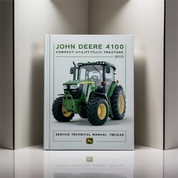 John Deere 4100 Compact Utility Tractors TM1630 Service Repair Workshop Manual PDF