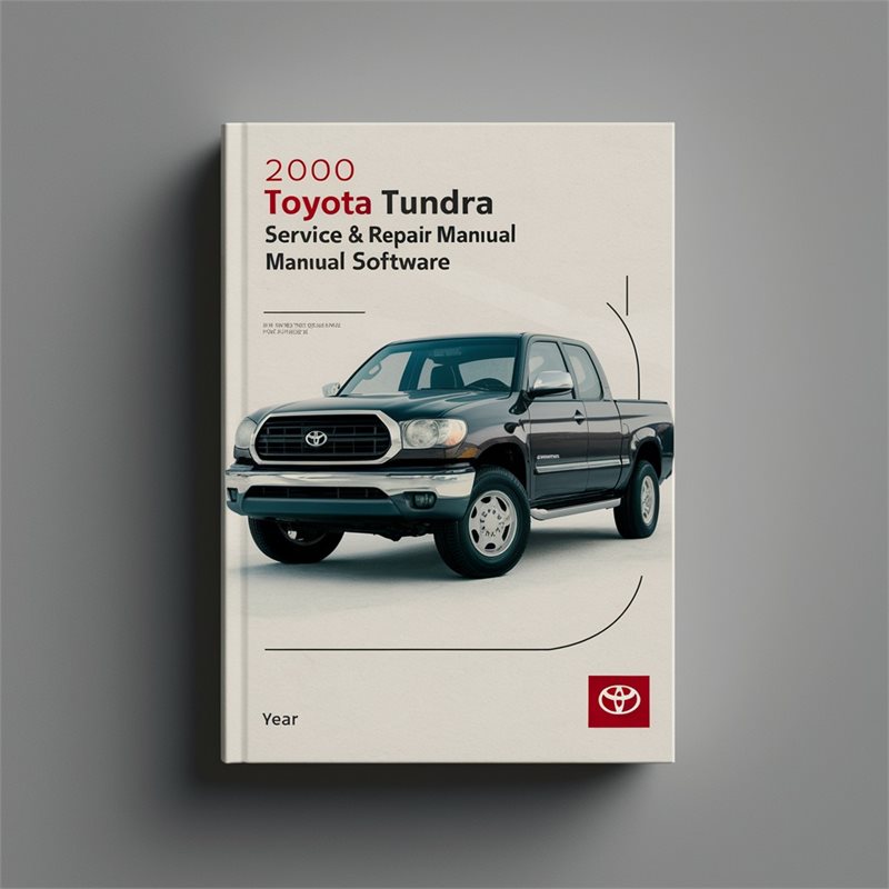2000 Toyota Tundra Software Service Repair Workshop Manual PDF