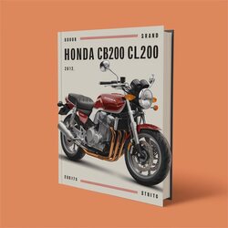 1974-1979 Honda CB Series CB200 CL200 Service Repair Workshop Manual PDF