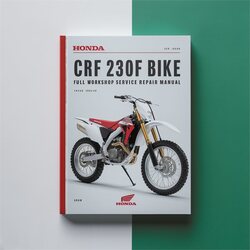 Honda CRF Series 230F Bike Service Repair Workshop Manual PDF