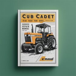Cub Cadet 7530 7532 7500 Series Tractor WSM Service Repair Workshop Manual PDF