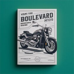 Derbi Boulevard Suzuki VZR 1800 M109 Service Repair Workshop Manual PDF
