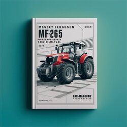 Massey Ferguson MF265 Service Repair Workshop Manual PDF