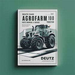Deutz Fahr Agrofarm 100 Parts Tractor Catalog PDF