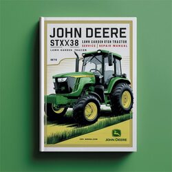 John Deere STX30 STX38 STX46 Lawn Garden Tractor Manual de servicio y reparación 