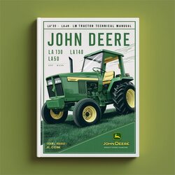 John Deere LA130 LA140 LA150 Lawn Tractor Technical Manual 