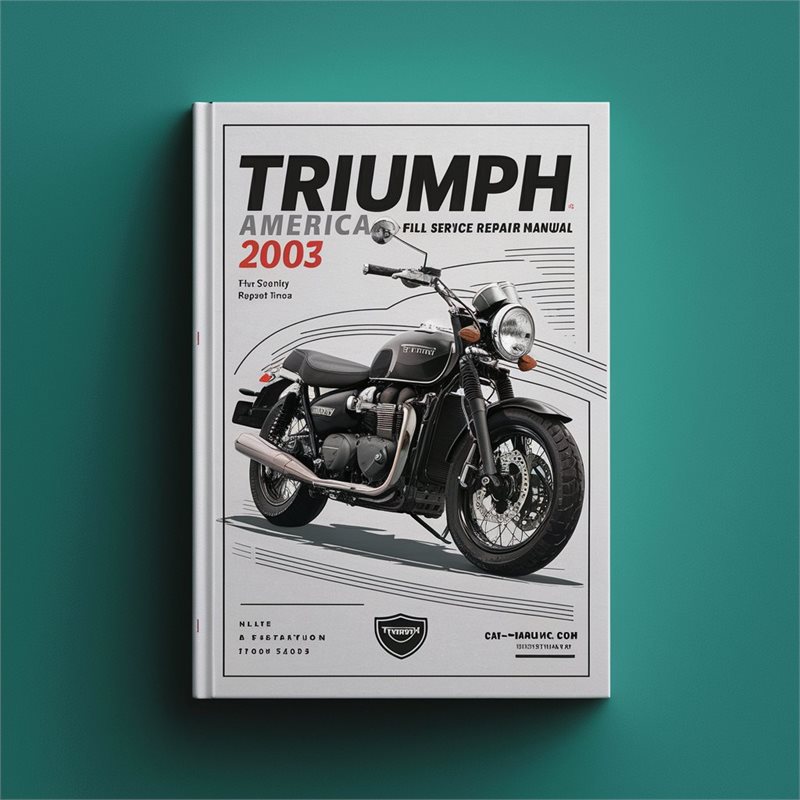 2003 Triumph America Service Repair Workshop Manual PDF