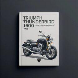2011 Triumph Thunderbird Service Repair Workshop Manual PDF