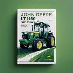 John Deere LT150 LT160 LT170 LT180 Lawn Garden Tractor Service Repair Workshop Manual PDF