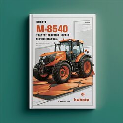 Manual de Reparación de Tractores Kubota M8540 M9540