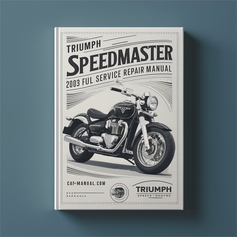 2003 Triumph Speedmaster Service Repair Workshop Manual PDF
