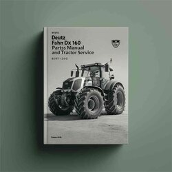 Deutz Fahr DX 160 Parts Tractor Catalog PDF