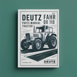 Deutz Fahr DX 110 Parts Tractor Catalog PDF
