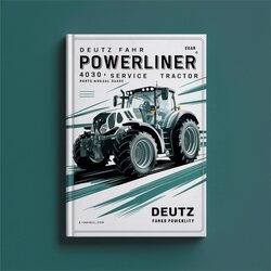 Deutz Fahr Powerliner 4030 Parts Manual and Service Tractor 